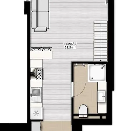Industrial By Danube, Margaret Island Appartement